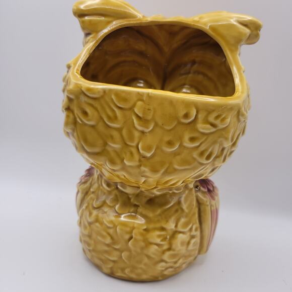 VTG Relpo 6023 Owl Ceramic Planter Figurine Decor MCM EXCELLENT CONDITION - Picture 3 of 8